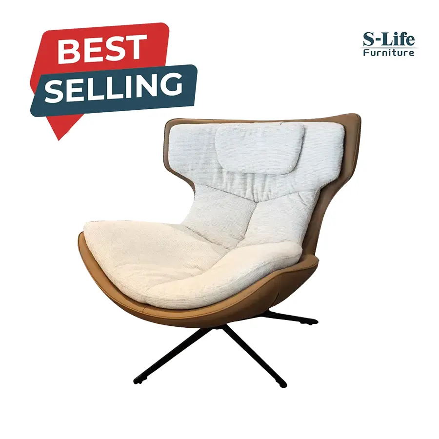 Luxury Fabric Lounge Chair _CA010