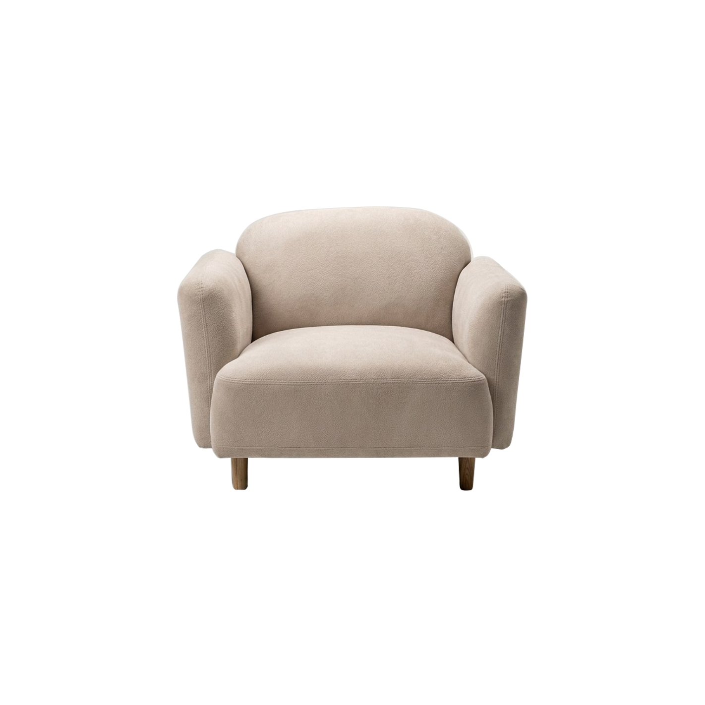 Luxury SL velvet fabric 1 Seater Sofa_SL0031