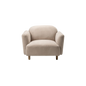 Luxury SL velvet fabric 1 Seater Sofa_SL0031