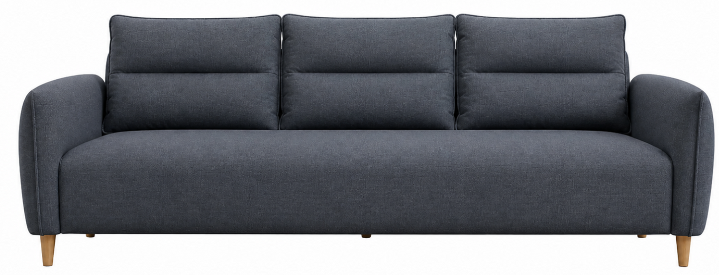 Luxury SL velvet fabric 3 Seater Sofa_SL0029