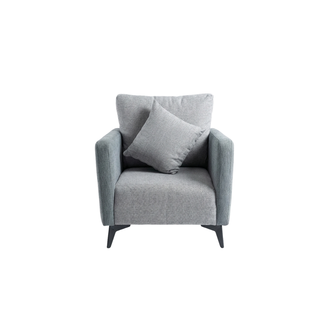 Luxury SL Fabric 1 Seater Sofa_SL0021