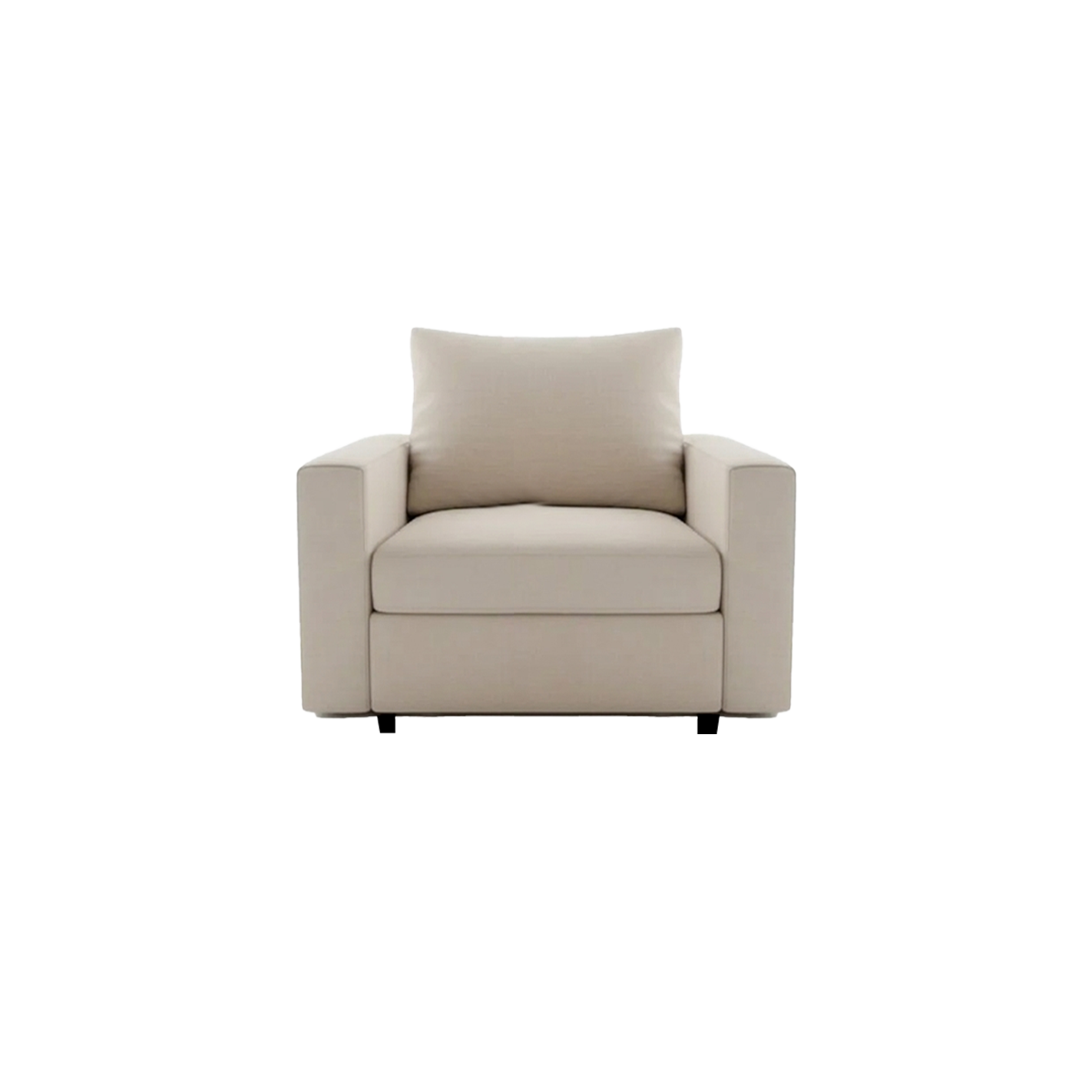 Luxury SL velvet fabric 1 Seater Sofa_SL0012
